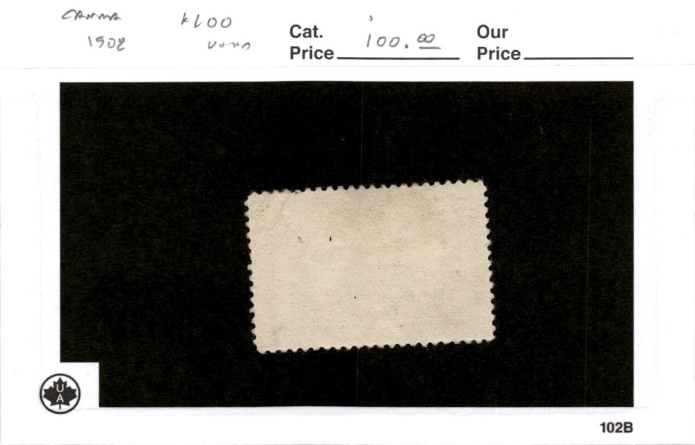 Canada, Postage Stamp, #100 Used, 1908 Montcalm, Wolfe (AD)