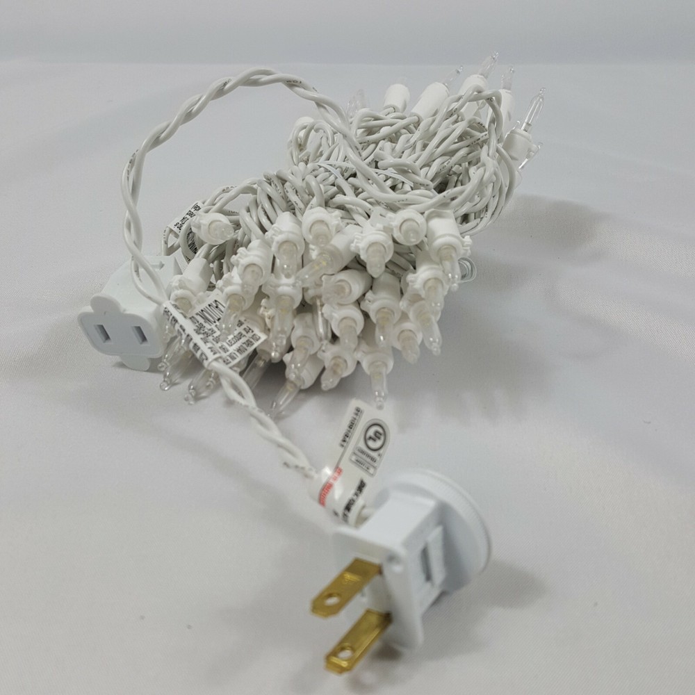 LED 60 Mini Christmas String Lights Warm White 19'-7" Philips