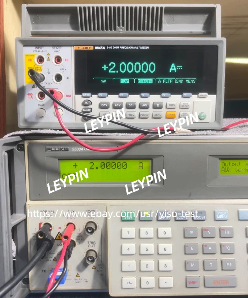 Fluke 8845A Digital Multimeter 6.5 Digit Precision Multimeter #Good function /