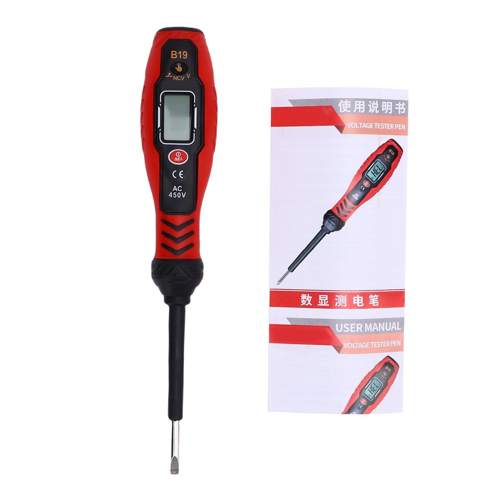Digital Voltage Tester With LCD Backlight Smart Live Wire Detector For SWGF