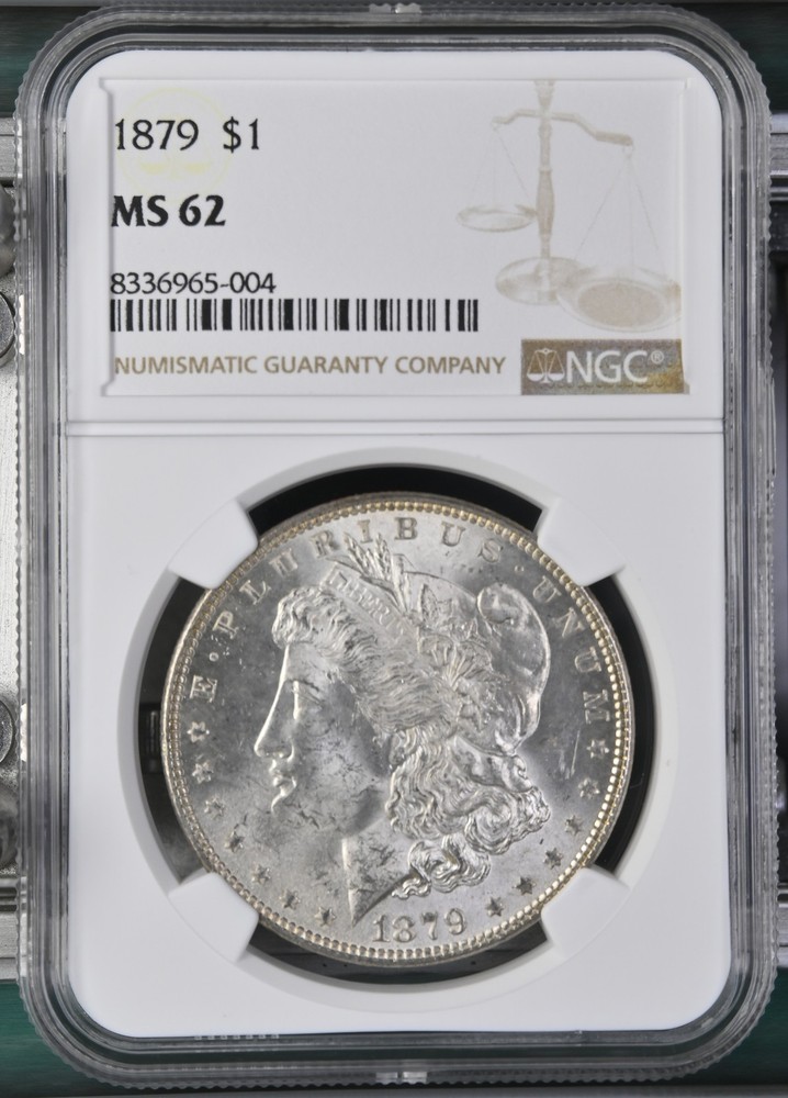 1879 Morgan Silver Dollar NGC MS-62