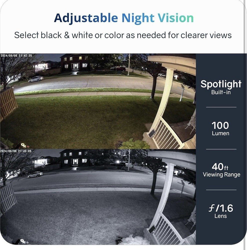 Add- on Wireless Security Camera(Works with Hub Only), 4K UHD