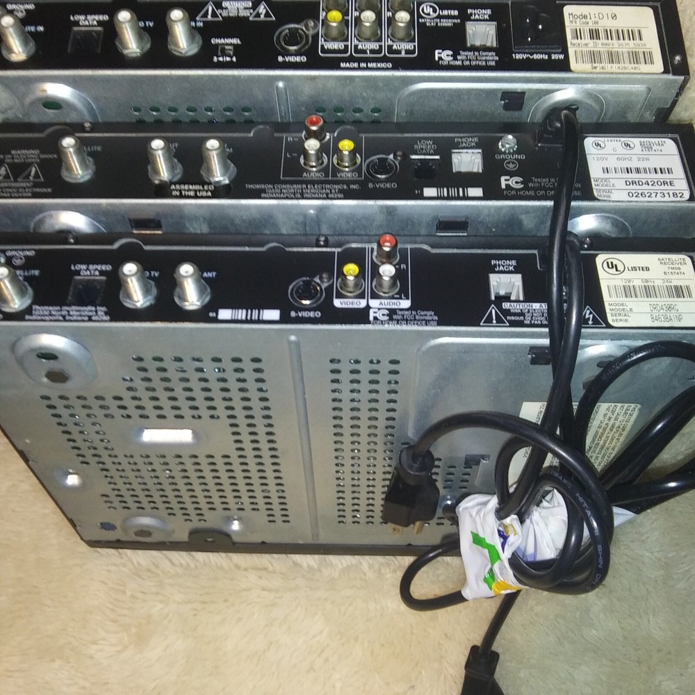 3 Direct TV Satallite Receiver