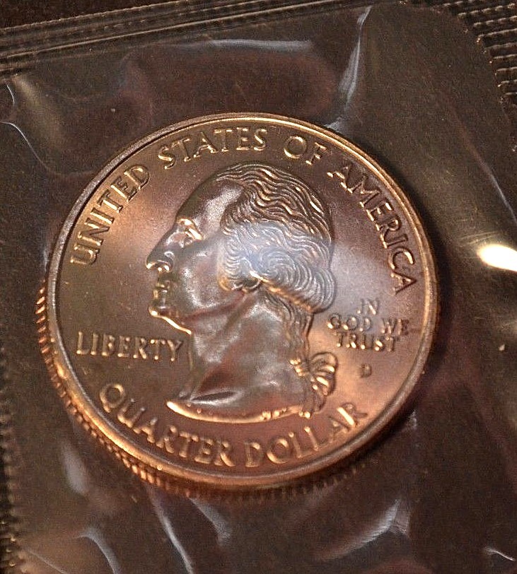 2002 D OHIO STATE QUARTER Choice Unc in Mint Cello