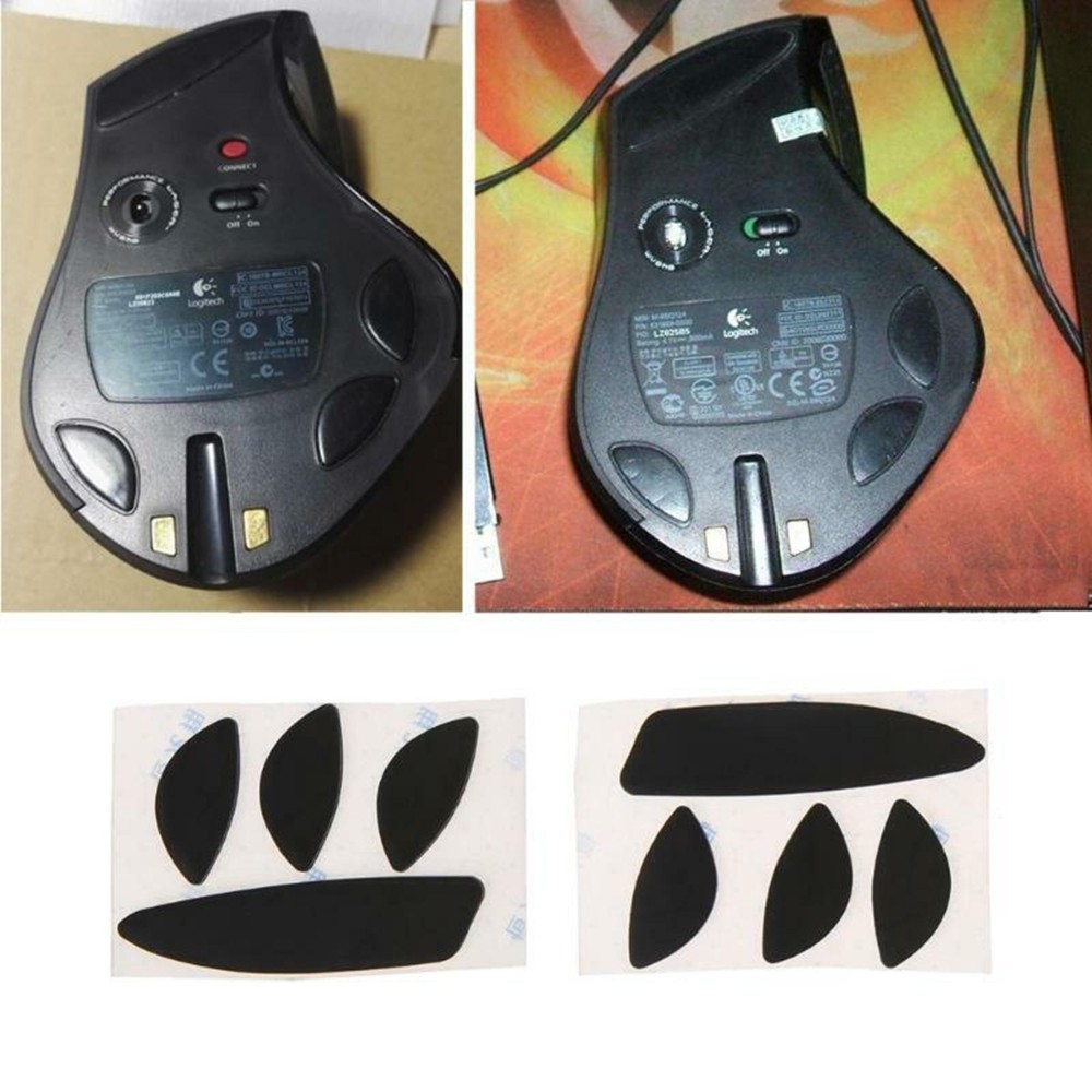 2Pcs High Smooth PTFE Mouse Skates for Logitech MX Revolution Mouse B