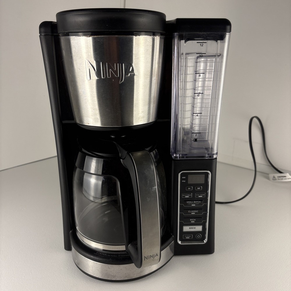 Ninja 12-Cup Programmable Brewer Coffee Maker - Model CE-200: Black & Silver
