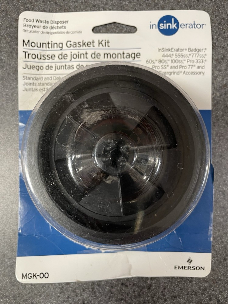 InSinkErator MGK-00 Mounting Gasket Kit, Black