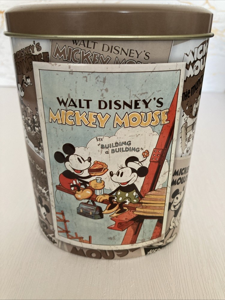 Zaini Oval Mickey Mouse Tin (Empty)