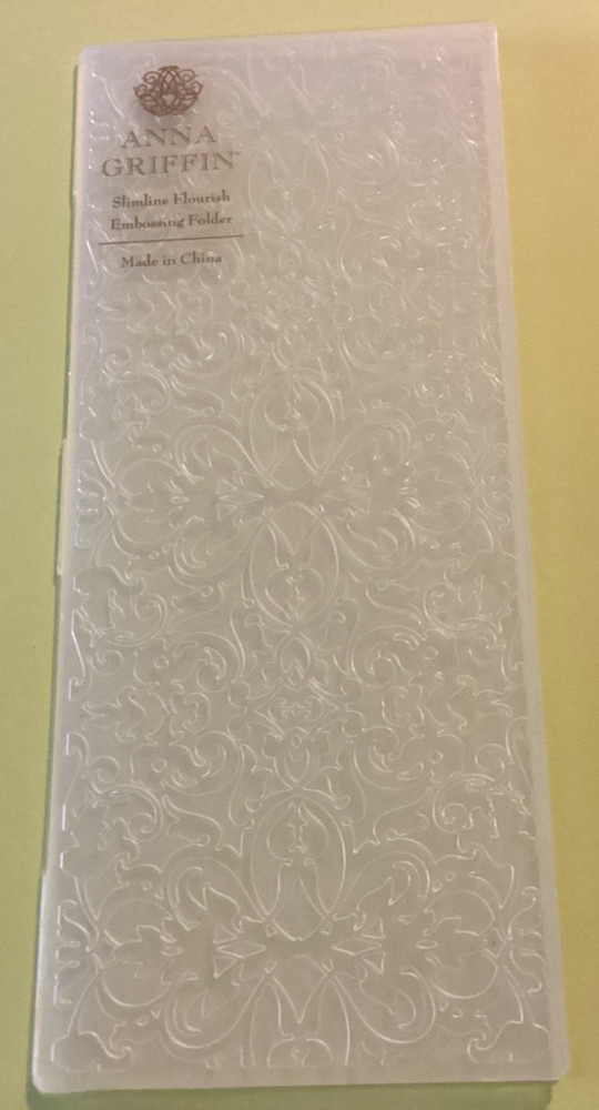 Anna Griffin Slimline Flourish Embossing Folder