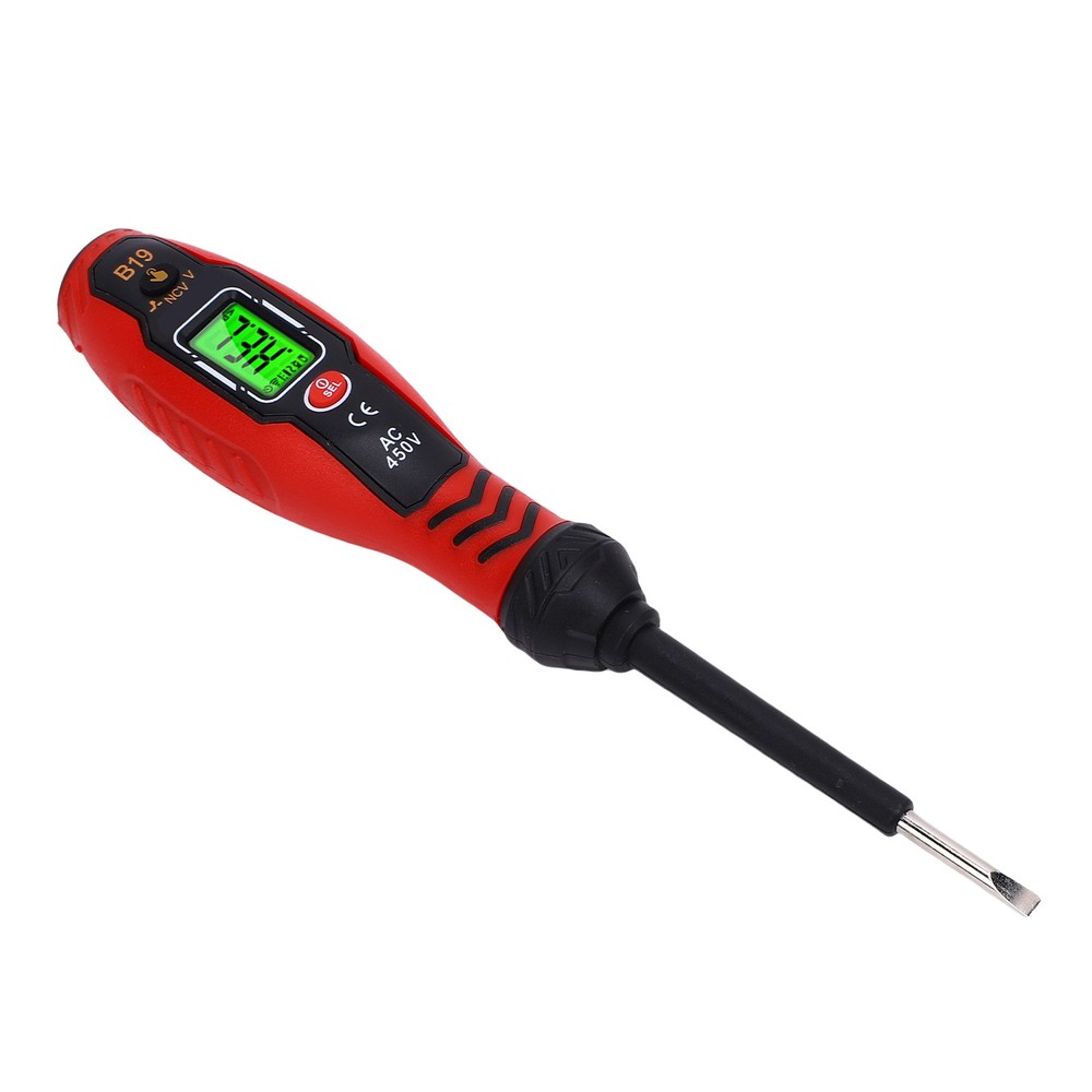 Digital Voltage Tester With LCD Backlight Smart Live Wire Detector For SWGF