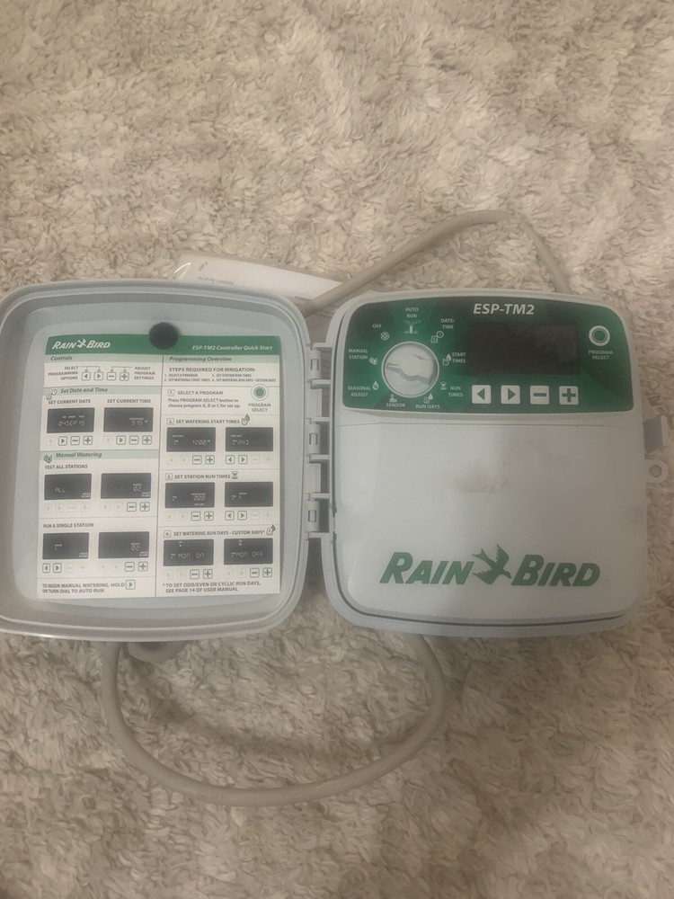 Rainbird ESP-TM2 Irrigation Controller 6 Station WiFi Ready USED WORKING