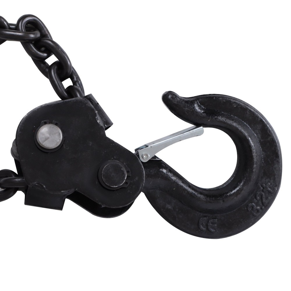 3 Ton/6600LBS Chain Hoist Puller Block Fall 10FT Lifting Chain w/ Hooks