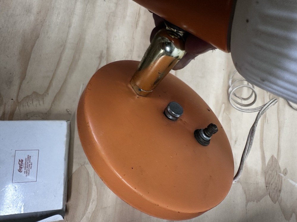 Vintage 70’s Orange Deco Wall Light