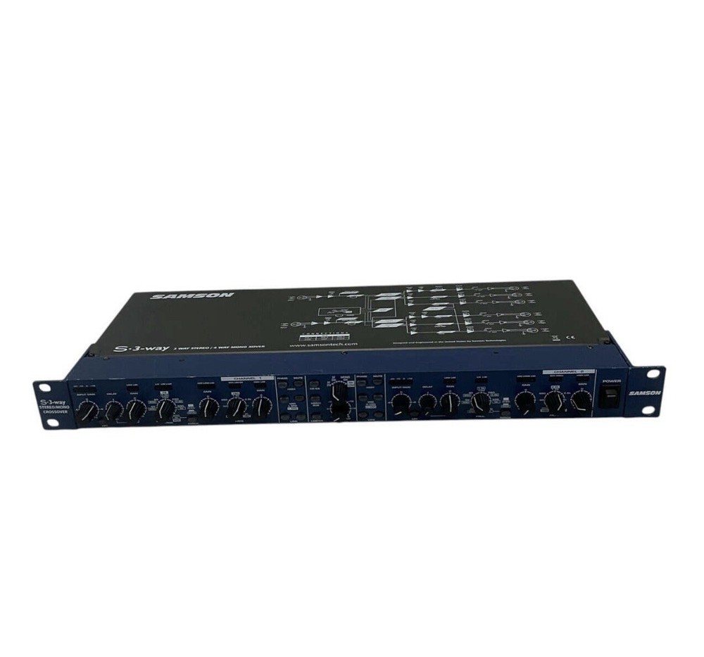 SAMSON curve 231 equalizer Dual 31 band, Compresor/Limiter, S-3WayCrossover.