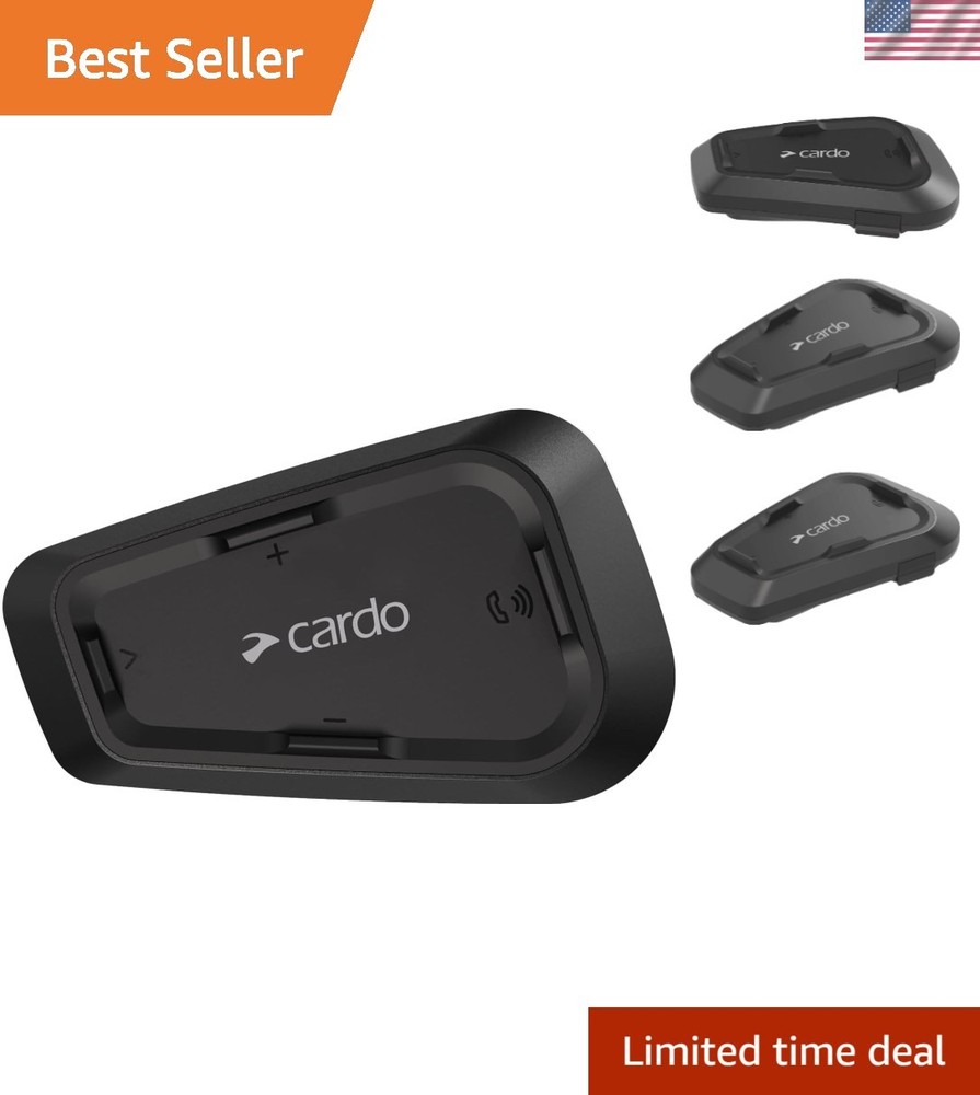 Systems Spirit Motorcycle Bluetooth Communication Headset, 2-Way Bluetooth, T...