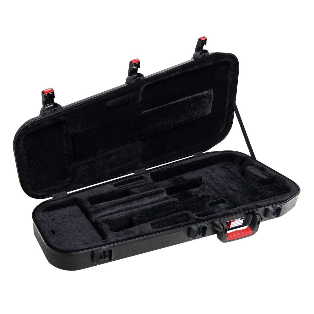 Gator Cases Molded Flight Case For Headless Electric Guitars TSA Locking Latches