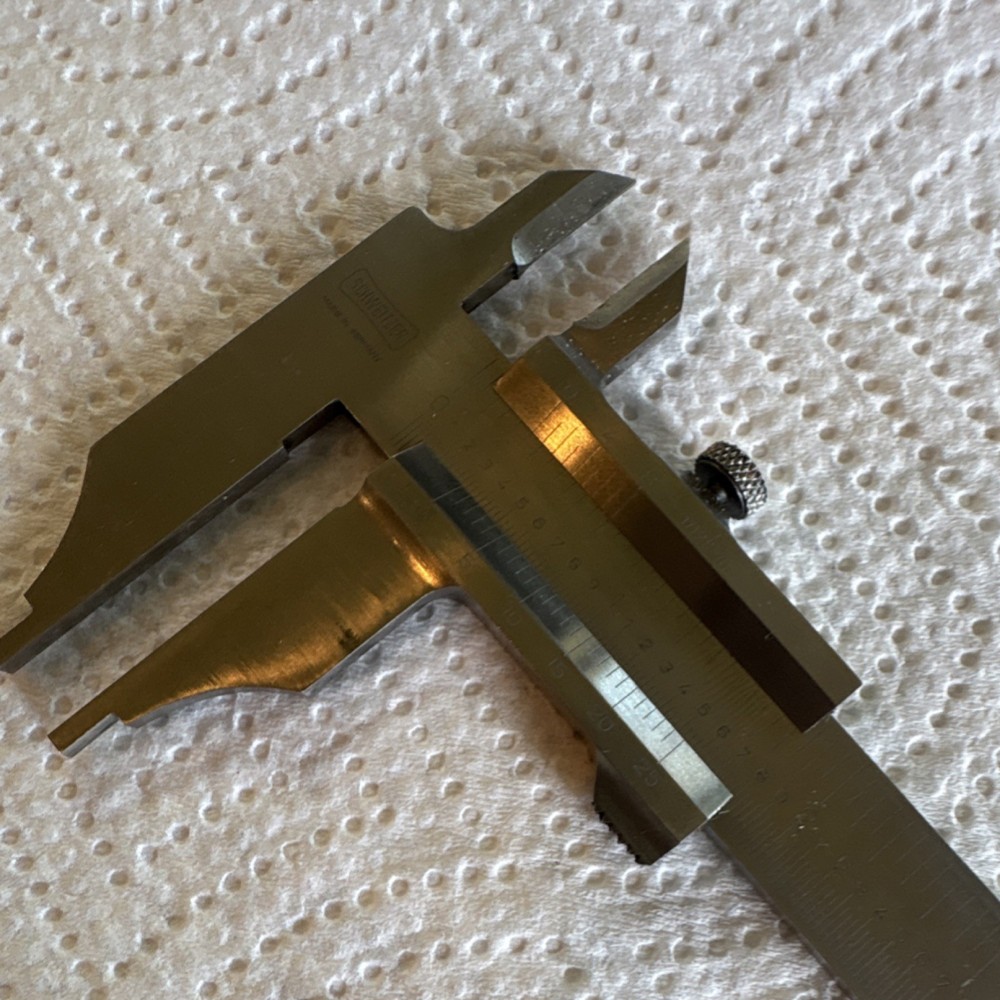 Schweizer Vernier Caliper Precision Measuring Tool with Protective Storage Case