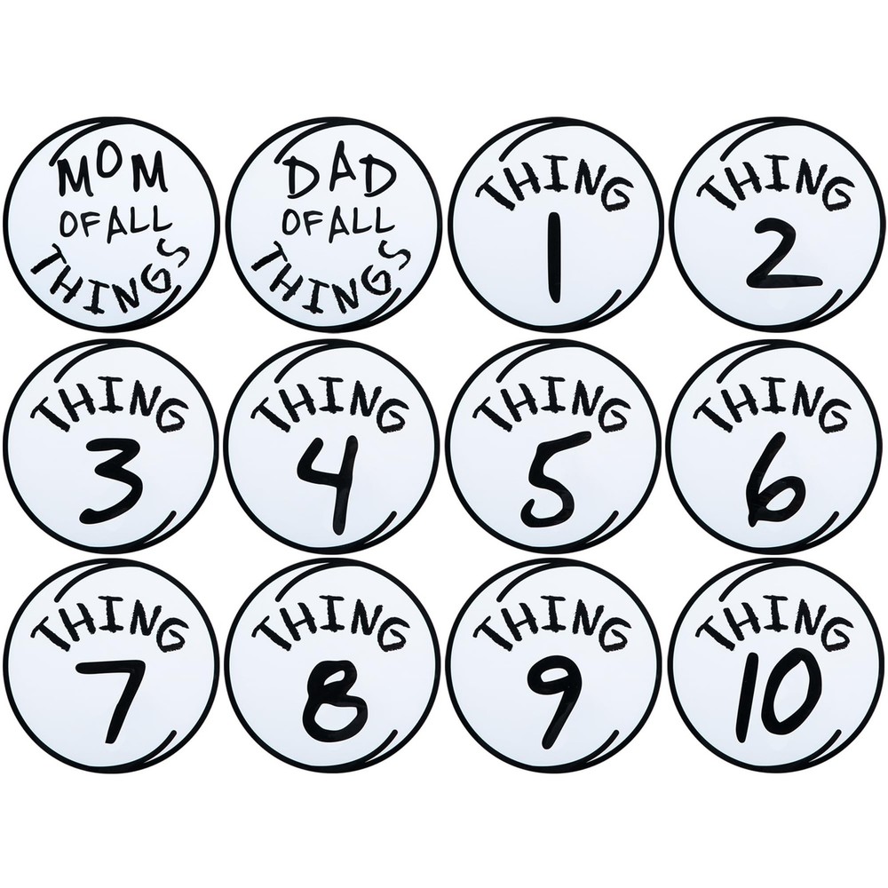 Thing Iron On Printed Patch 7.9 Inch Theme Costume DIY Accessories 12 PCS