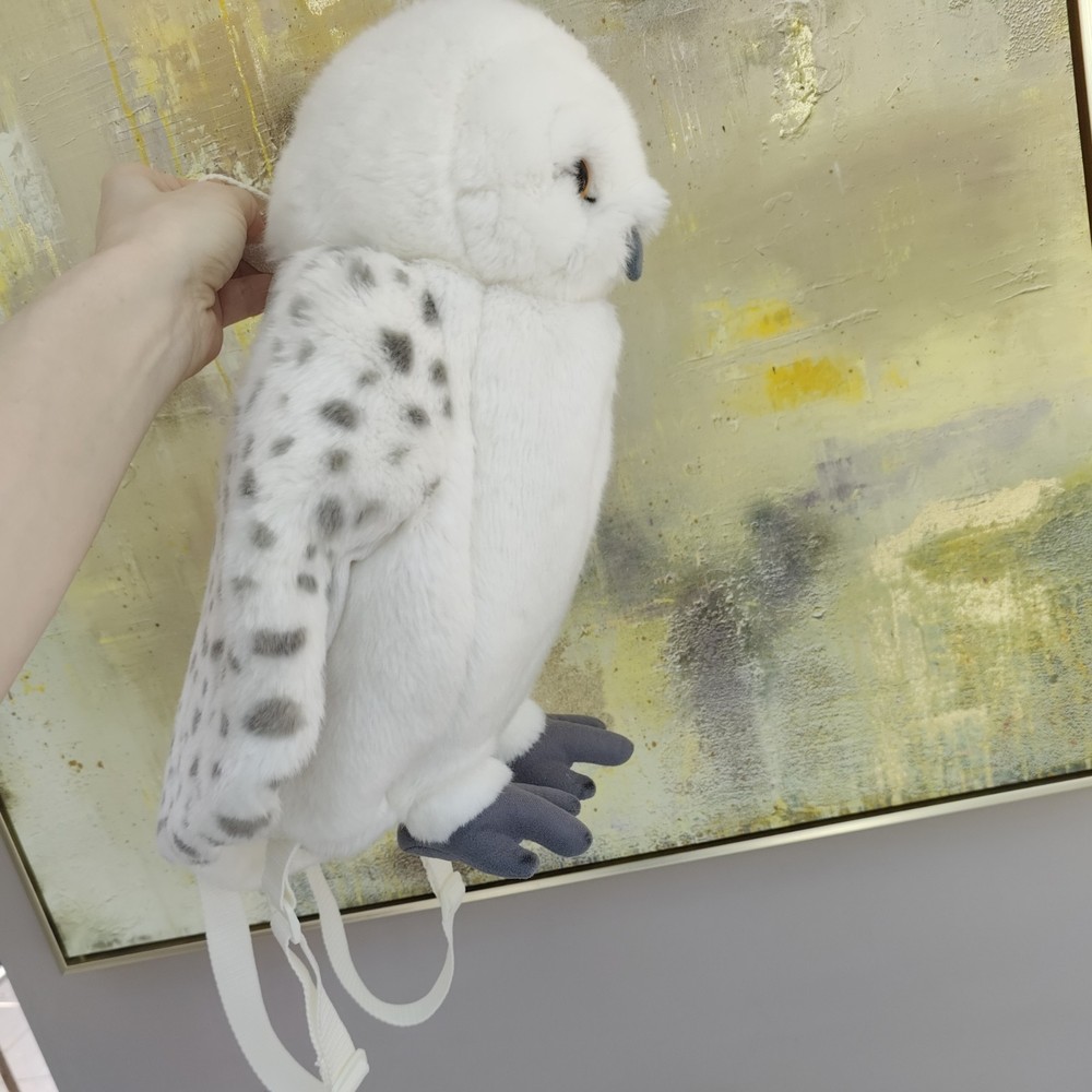 Universal Studios Harry Potter Hedwig Backpack Plush Owl Wizarding World 17"