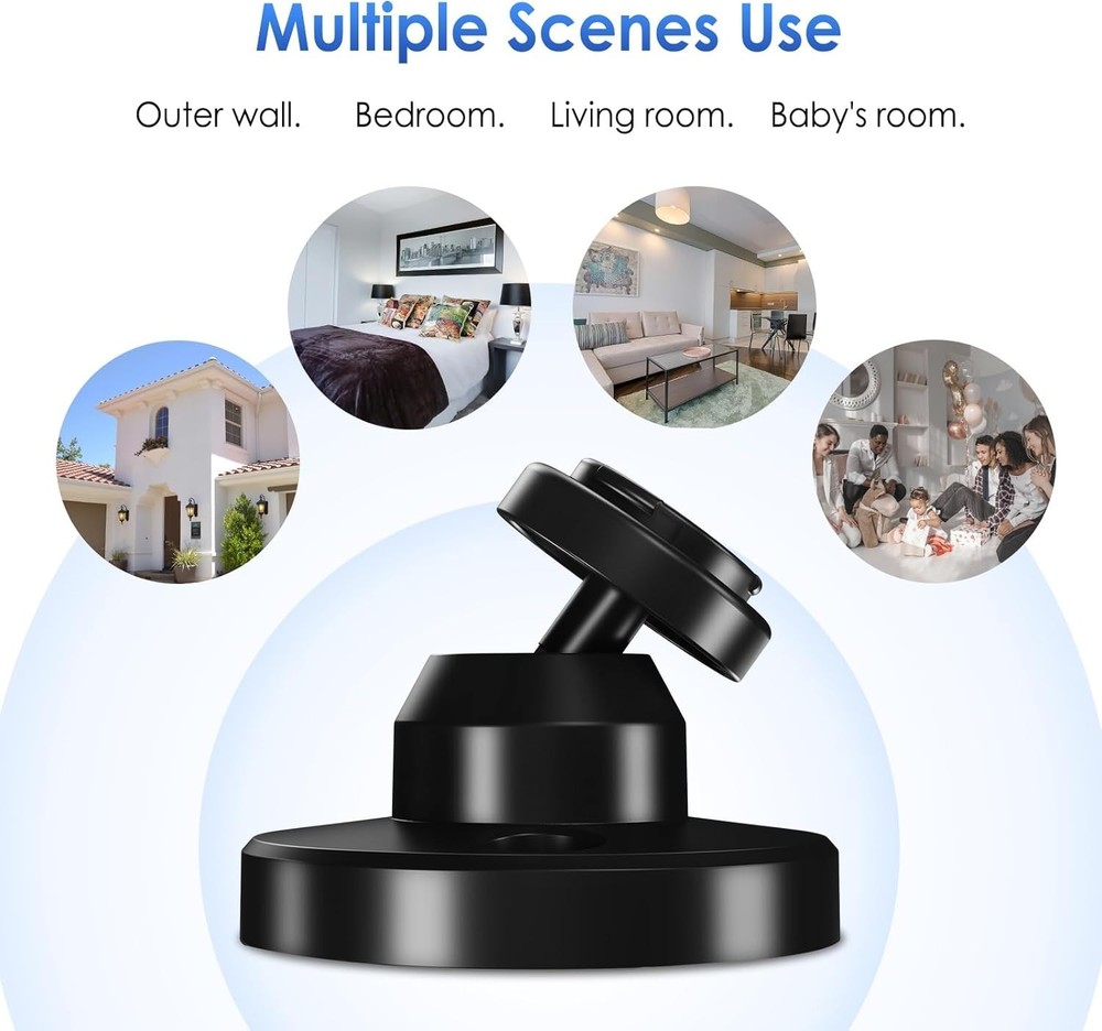High-Quality 360° Adjustable Mount - 3 Pack for Blink Cameras, Easy Install