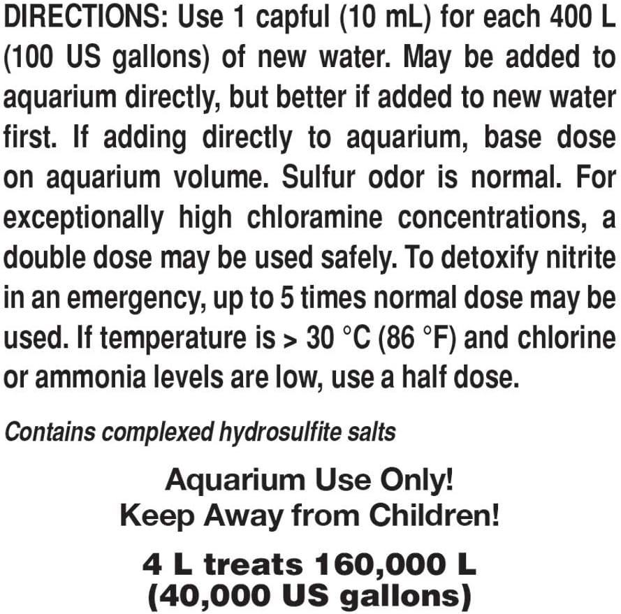 Concentrated Aquarium Water Conditioner - 1 gal