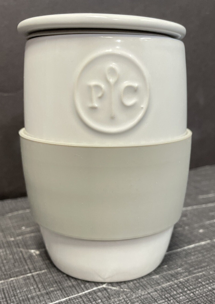 Pampered Chef Egg Cooker Model 1529 White Ceramic