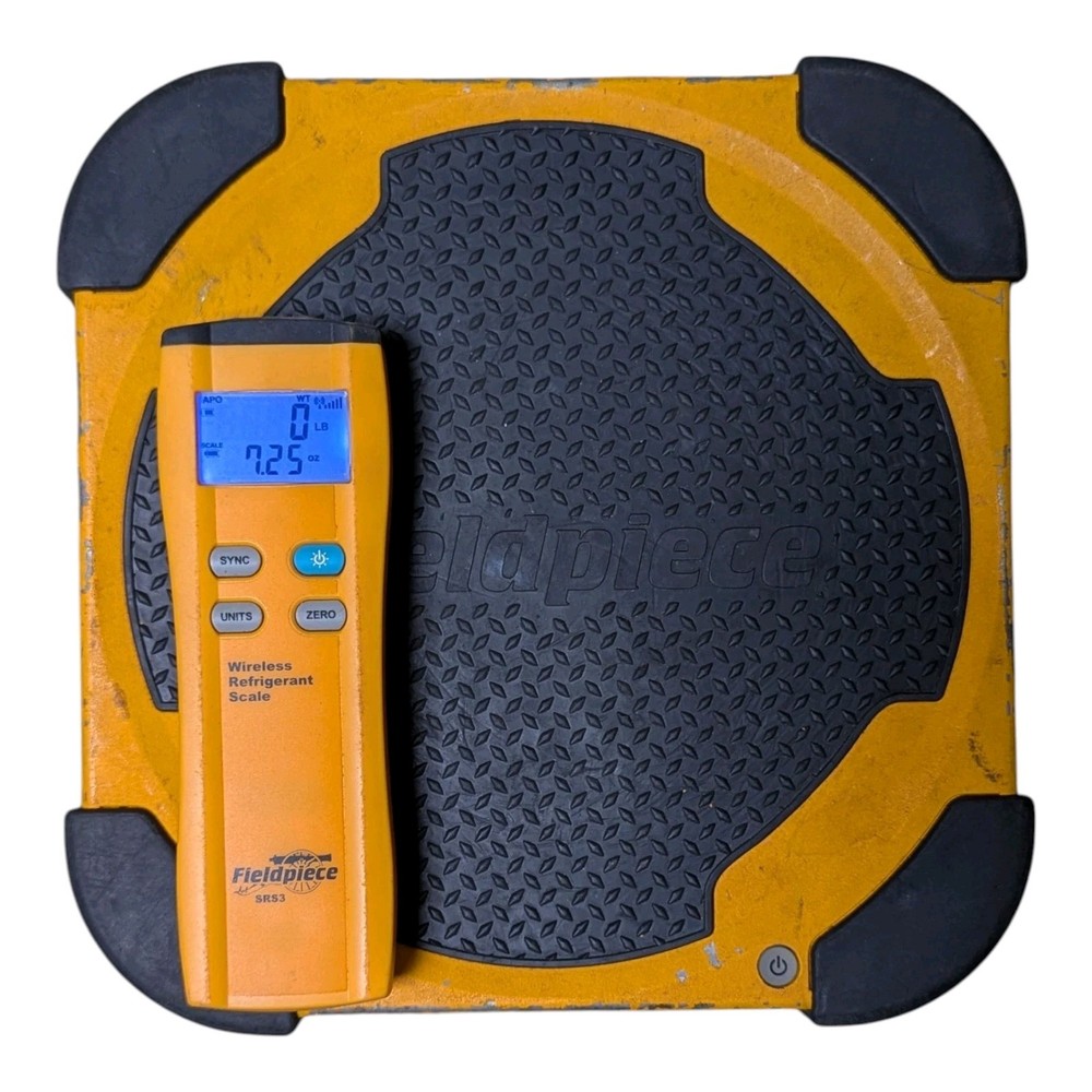 Fieldpiece SRS3 Wireless Refrigerant Scale with Remote TESTED
