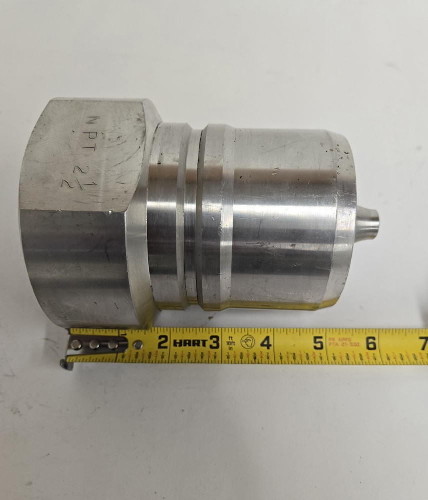 NEW MACHINE QUICK CHANGE COUPLER 2-1/2" NPT.