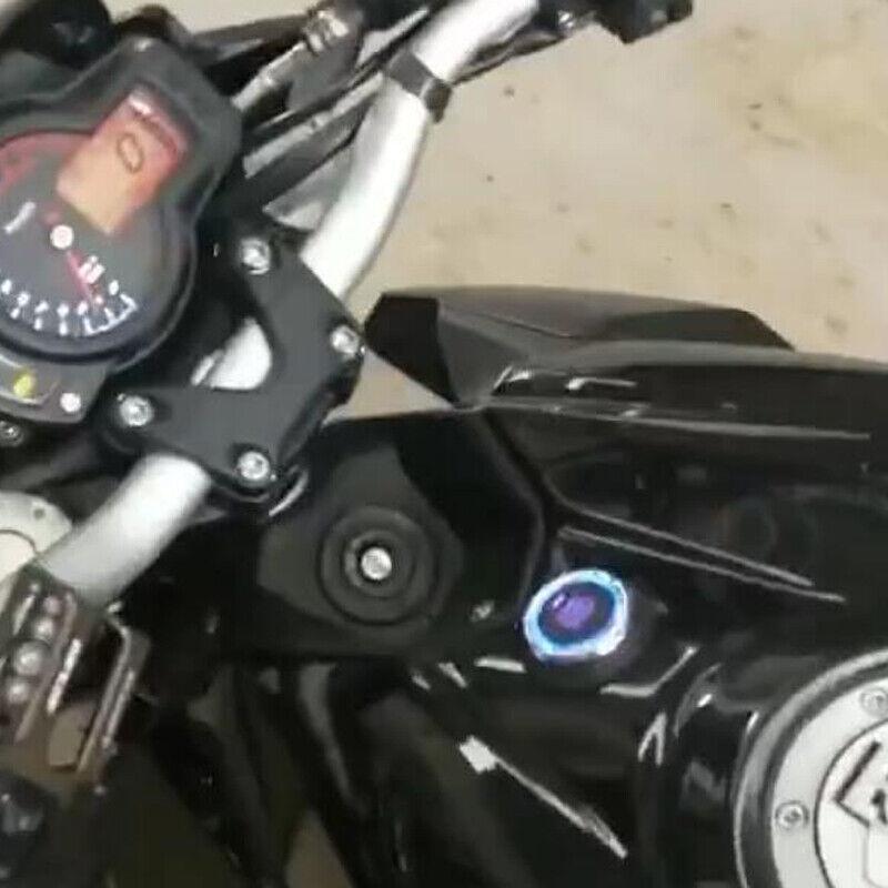 Motorcycle Engine Ignition Keyless One-button Start Anti-theft Alarm System Trim