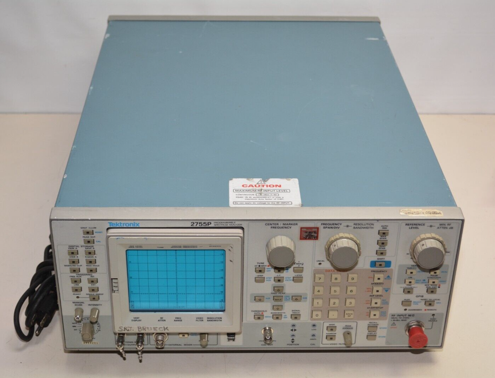 ^ Tektronix 2755P Programmable Spectrum Analyzer #W3783