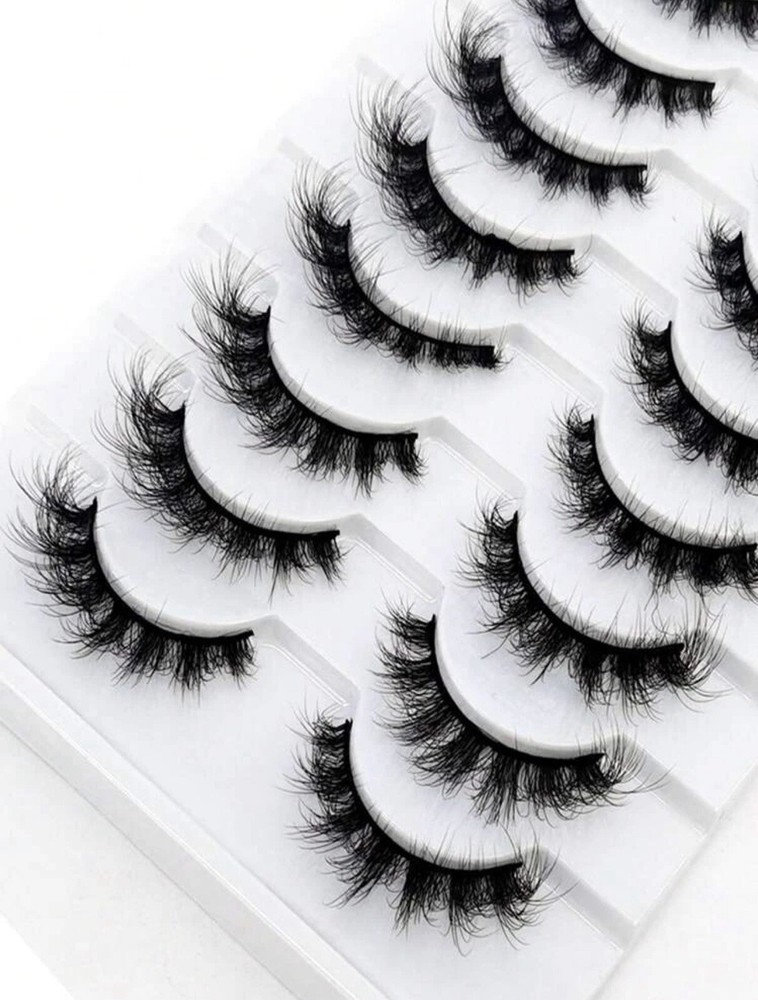 Faux mink lashes natural short