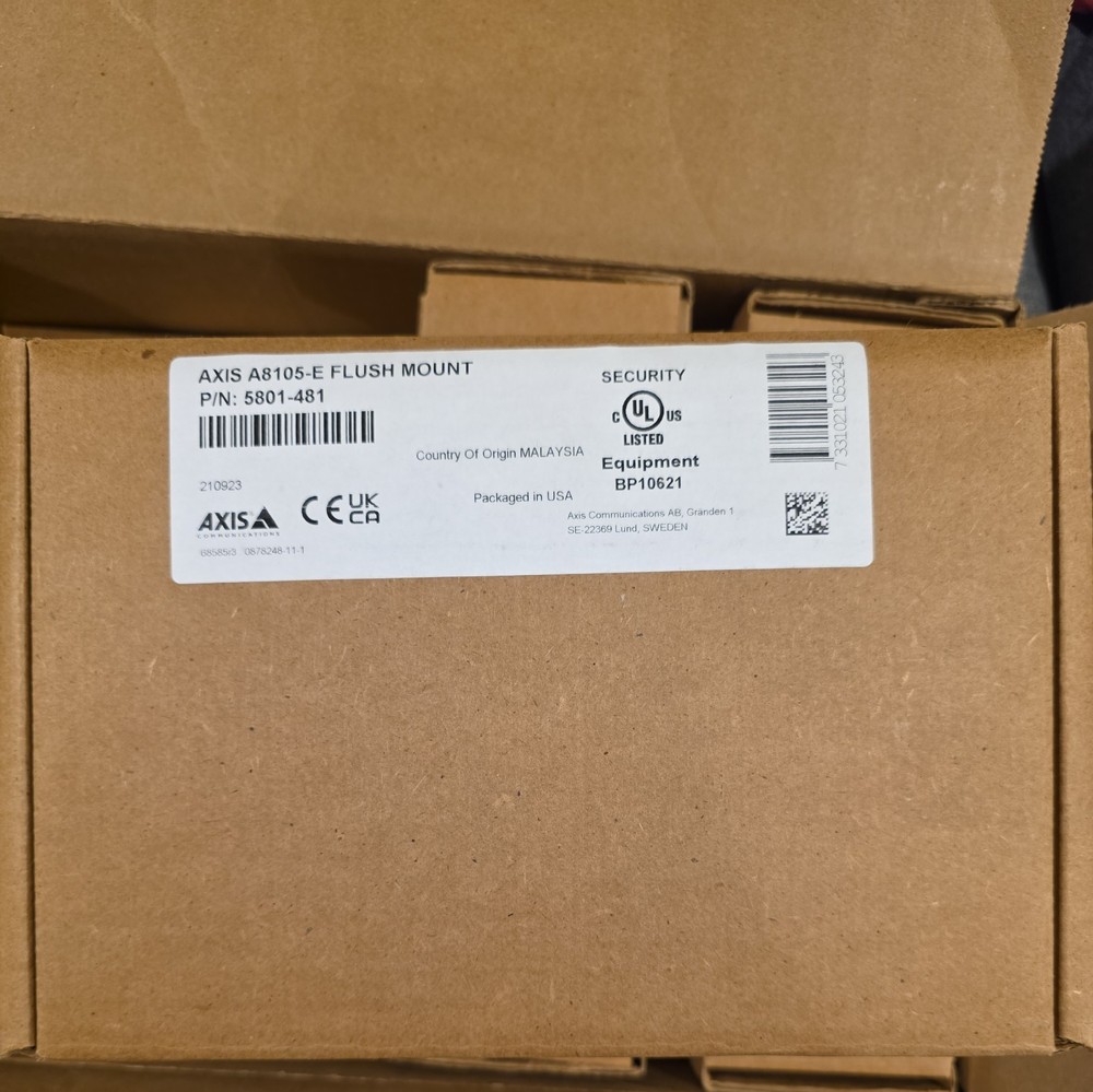 AXIS A8105-E FLUSH MOUNT