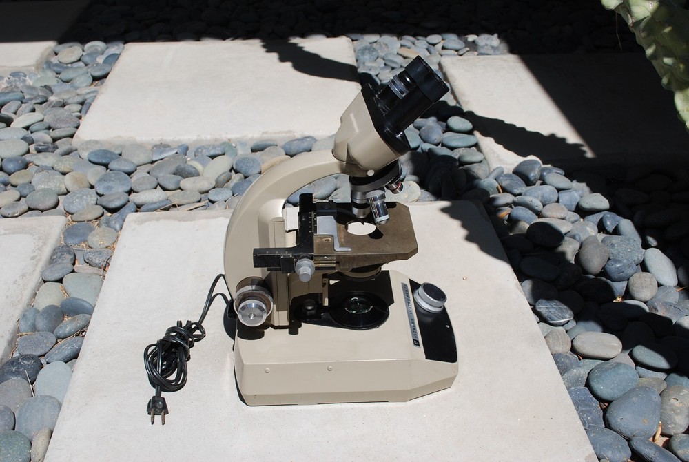 Vintage Vickers Instruments Binocular Microscope