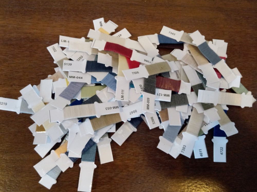 Thread Samples - 11 Yard Card - MultiColor - 100 Count