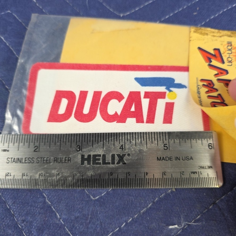 Vintage Ducati Iron On Patch