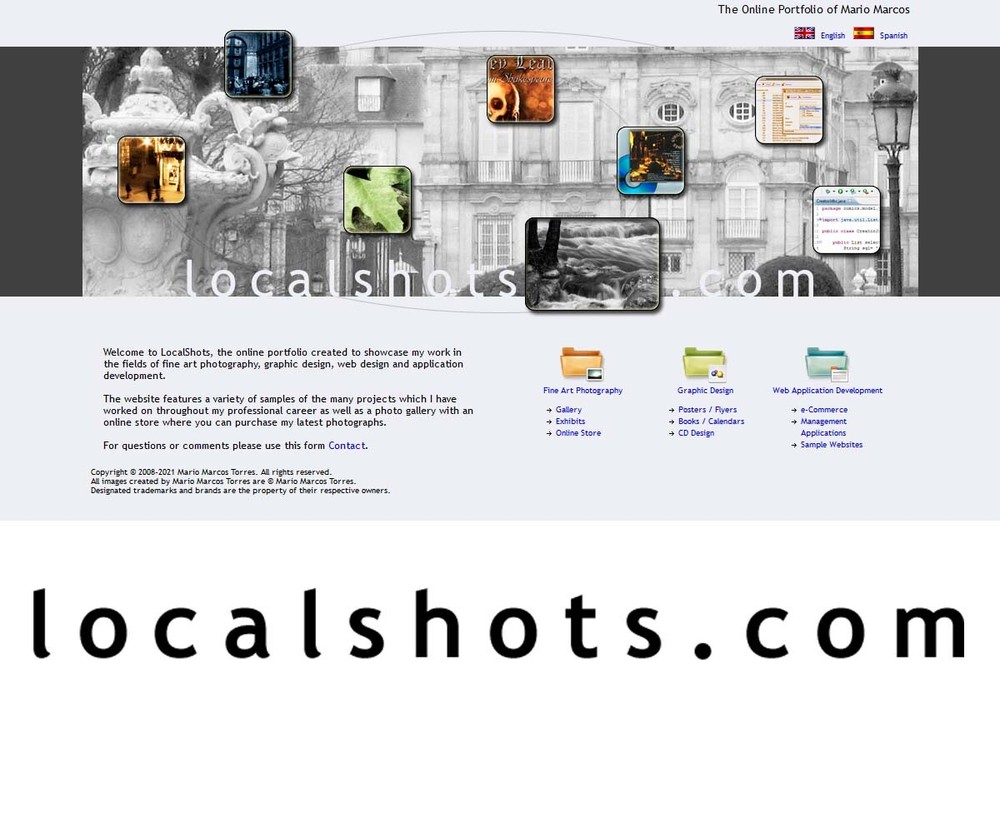 LocalShots.com - 2 word premium domain name & website source code for sale