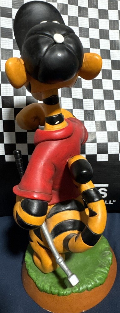Disney Parks Tigger Golf Player Bobblehead Figurine