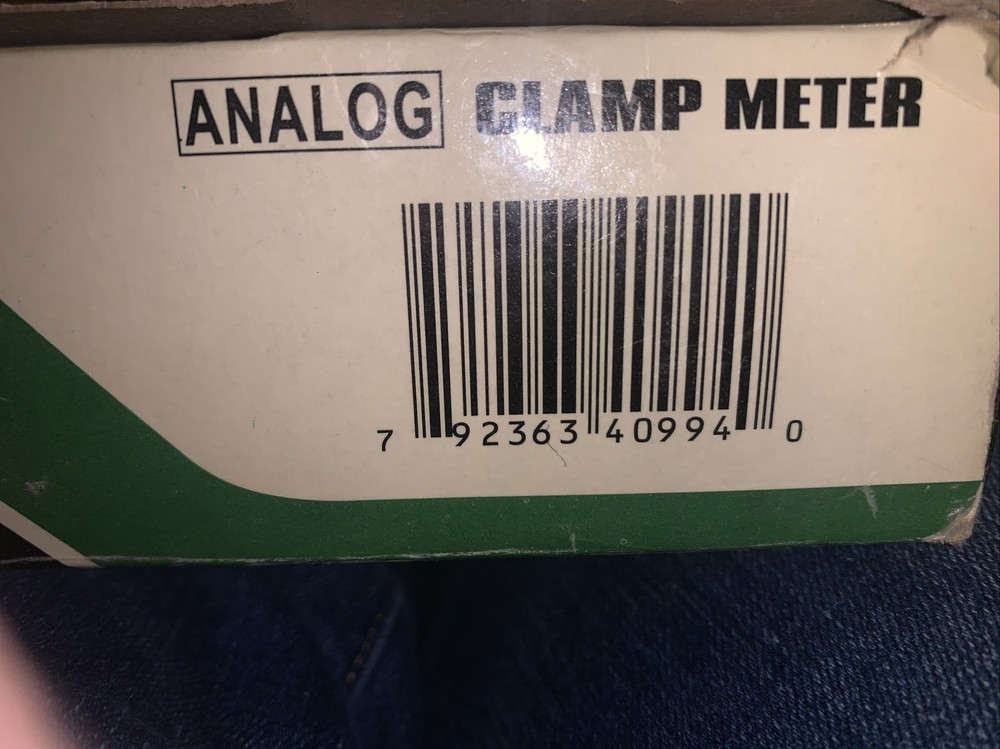 ANALOG FUSE PROTECTED CLAMP METER IN BOX