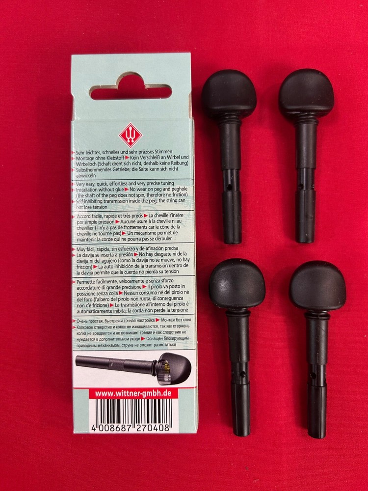 100% Authentic Wittner Violin Peg Set 7.8 MM Size