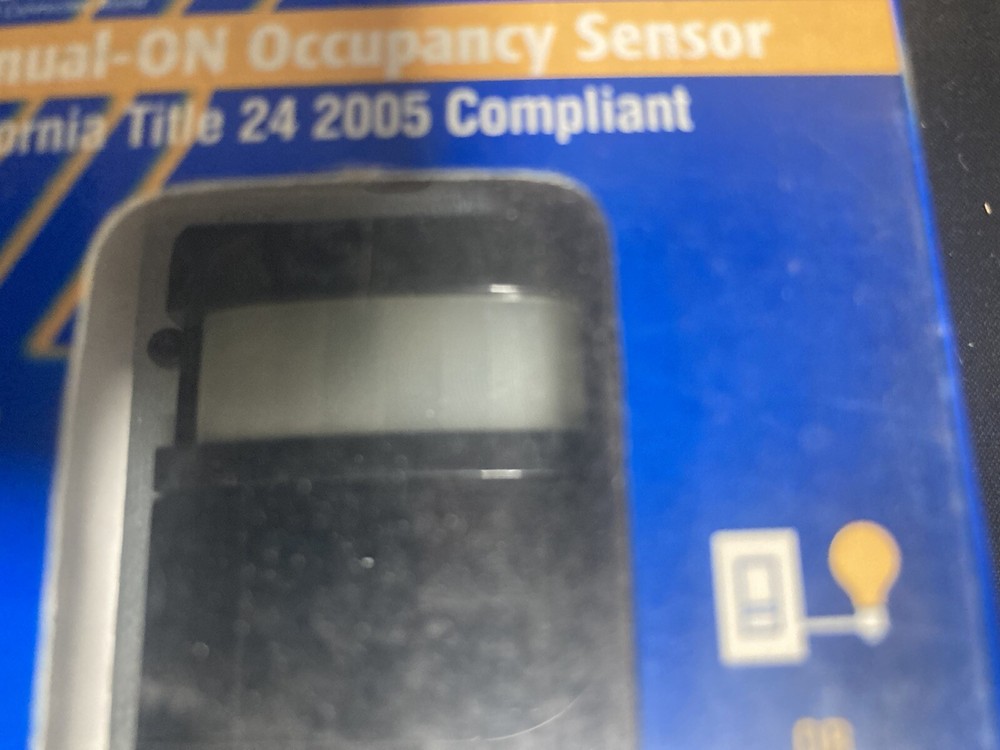 Leviton manual on occupancy sensor IPP15-1LE black