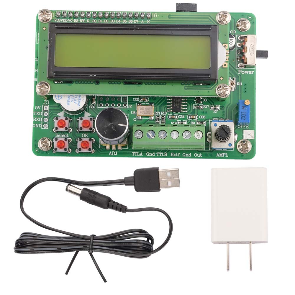DDS Function 5MHz Signal Generator Module Sine/Triangle/Square Wave TTL Output