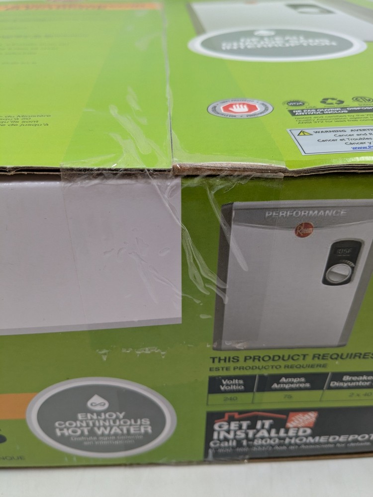 Rheem Performance Electric Tankless Water Heater 18kW 240V (RETEX-18)