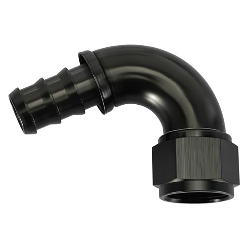 Push Lock Fitting One Piece Full Flow Hose End 12AN 120 Degree