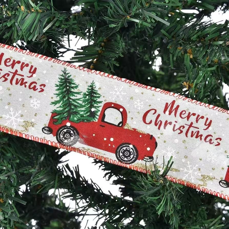 6FT Hinged Artificial Christmas Pine Tree w/ 1000 Dense Branches, easy assembly