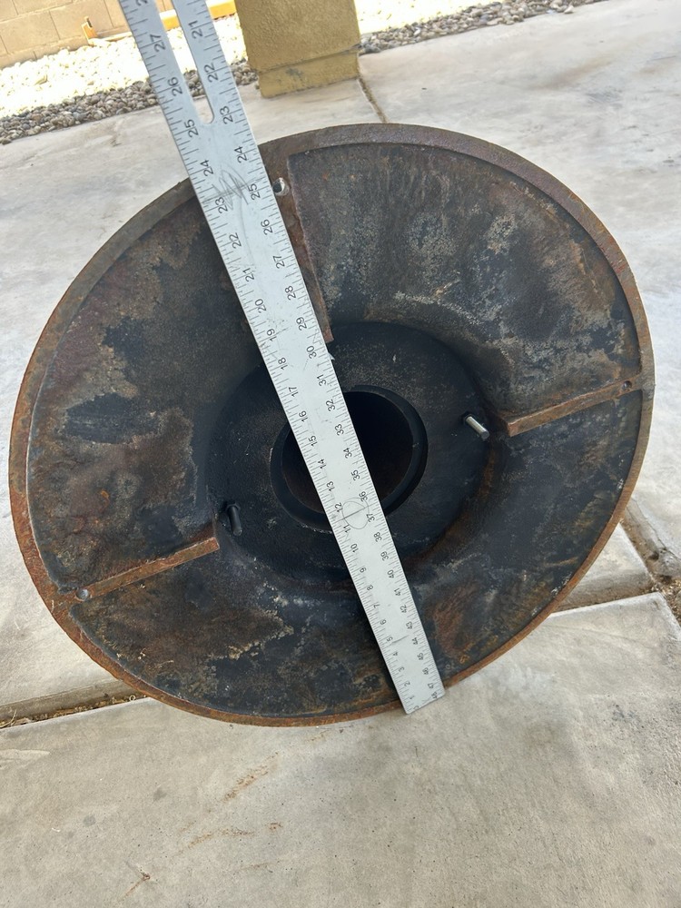 Vintage Cast Iron Base Table Stand Industrial 200lbs