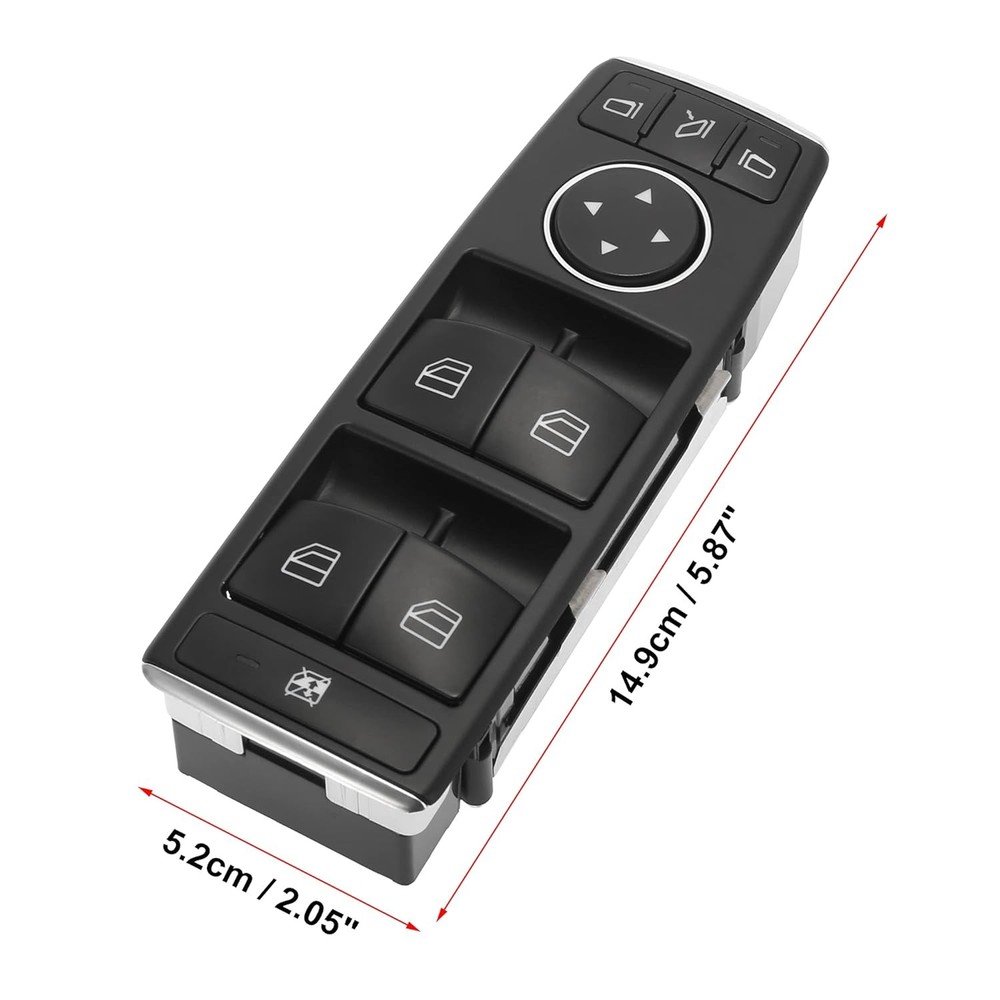 Master Driver Side Power Window Switch 1669054400 Replacement for Mercedes