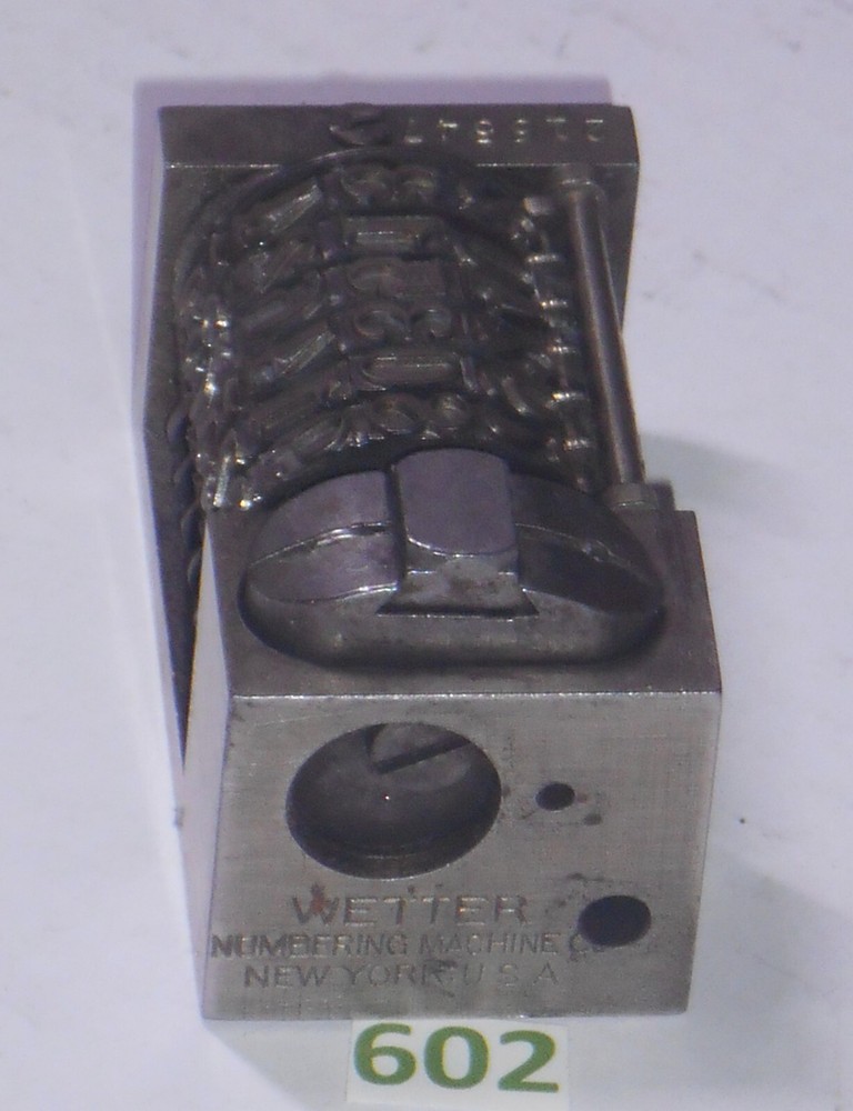 WETTER Letterpress Numbering machine | 602