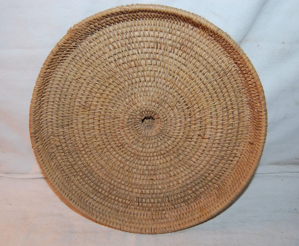Vintage Covered Coil Basket Indian ?