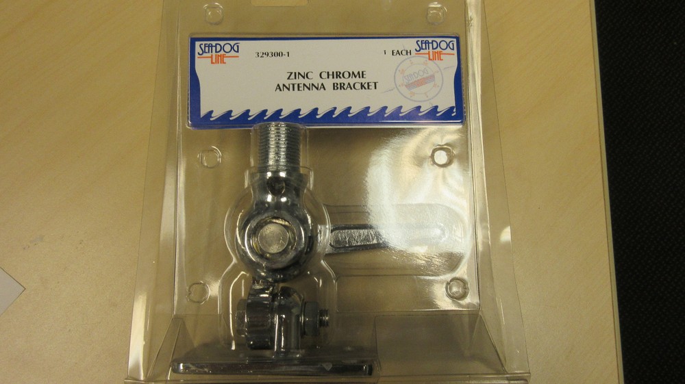 SEA DOG 3293001 ADJUSTABLE ANTENNA BRACKET CHROME