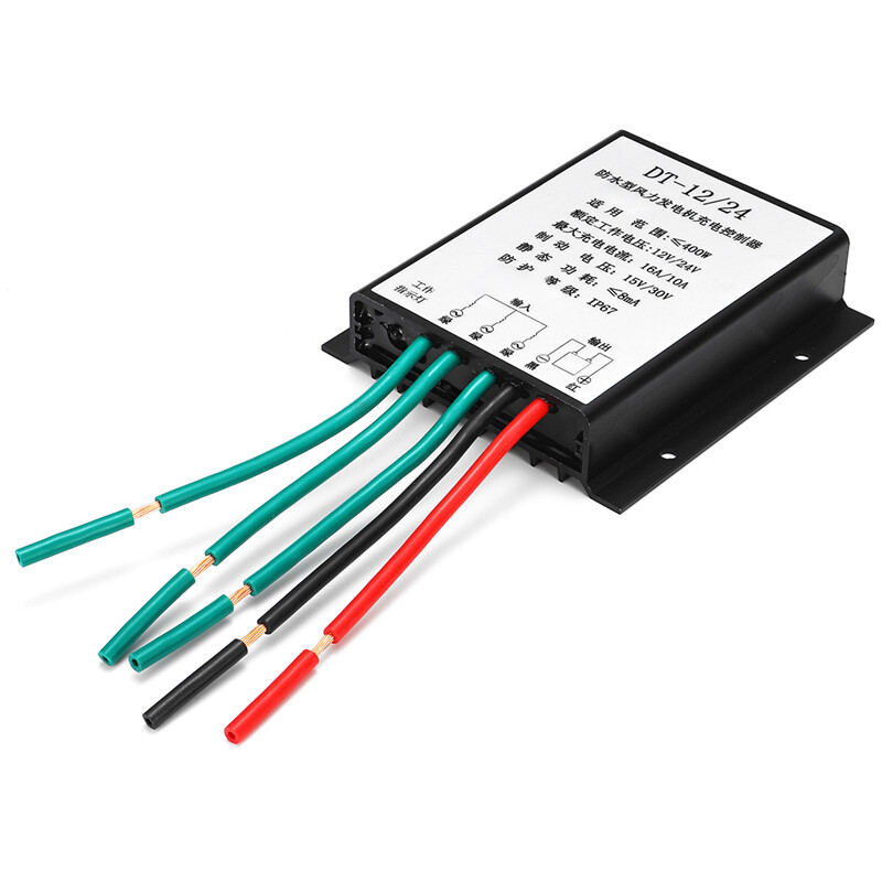 400W 12V/24V Wind Generator Battery Charge Controller Regulator Waterproof